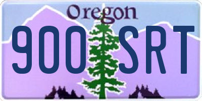 OR license plate 900SRT