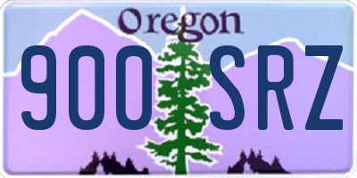 OR license plate 900SRZ
