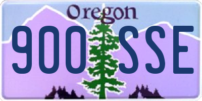 OR license plate 900SSE