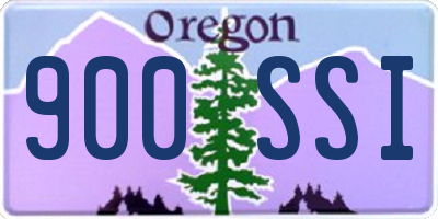 OR license plate 900SSI