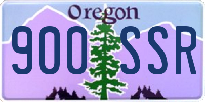 OR license plate 900SSR
