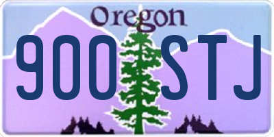 OR license plate 900STJ