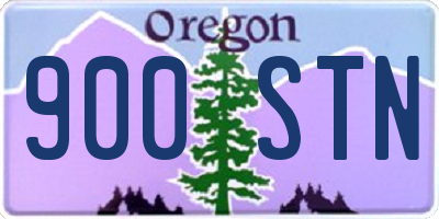 OR license plate 900STN