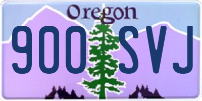 OR license plate 900SVJ