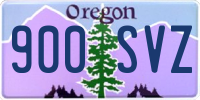 OR license plate 900SVZ