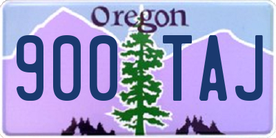 OR license plate 900TAJ