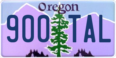 OR license plate 900TAL