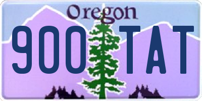 OR license plate 900TAT