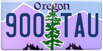 OR license plate 900TAU