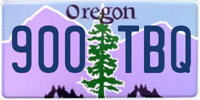 OR license plate 900TBQ