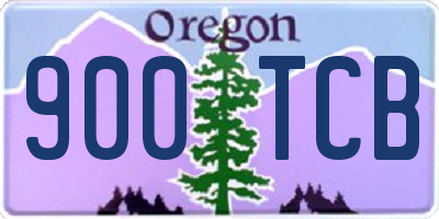 OR license plate 900TCB