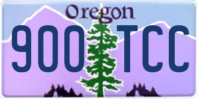 OR license plate 900TCC