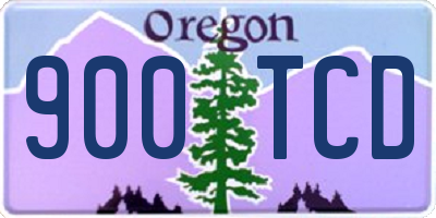 OR license plate 900TCD