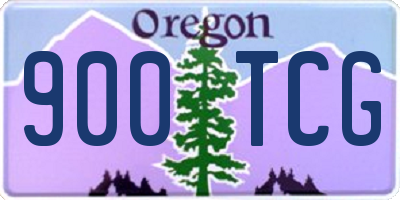 OR license plate 900TCG