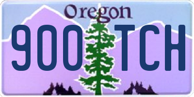 OR license plate 900TCH