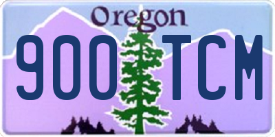 OR license plate 900TCM