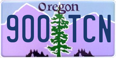OR license plate 900TCN