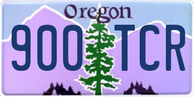 OR license plate 900TCR