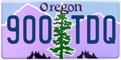 OR license plate 900TDQ
