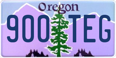 OR license plate 900TEG