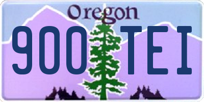 OR license plate 900TEI