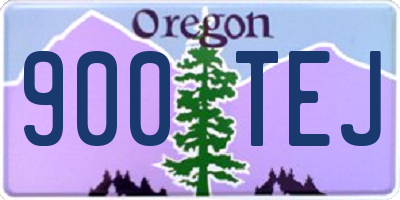 OR license plate 900TEJ