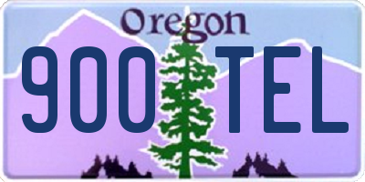OR license plate 900TEL