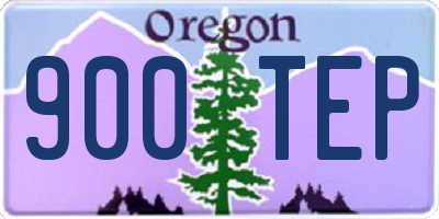 OR license plate 900TEP