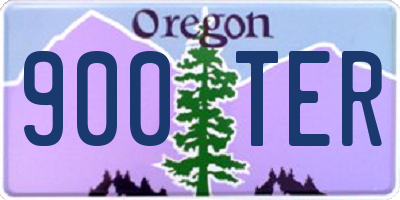 OR license plate 900TER