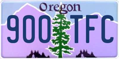OR license plate 900TFC