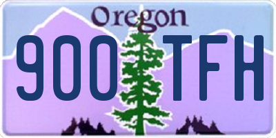 OR license plate 900TFH