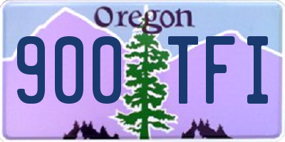 OR license plate 900TFI