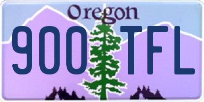 OR license plate 900TFL
