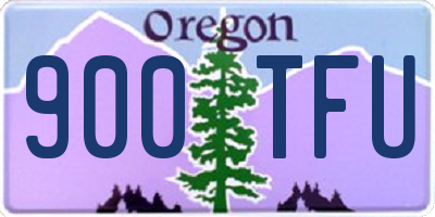 OR license plate 900TFU