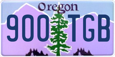 OR license plate 900TGB