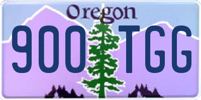 OR license plate 900TGG