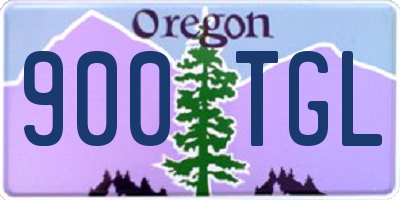 OR license plate 900TGL
