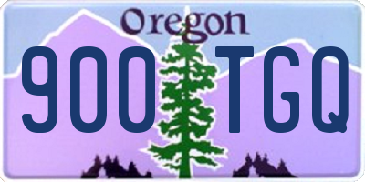 OR license plate 900TGQ