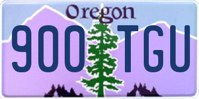 OR license plate 900TGU