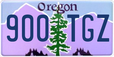 OR license plate 900TGZ