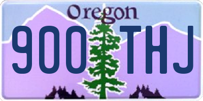 OR license plate 900THJ