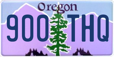 OR license plate 900THQ