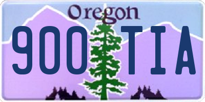 OR license plate 900TIA
