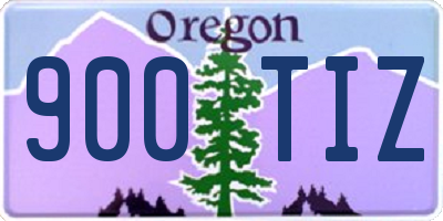 OR license plate 900TIZ