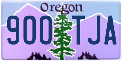 OR license plate 900TJA