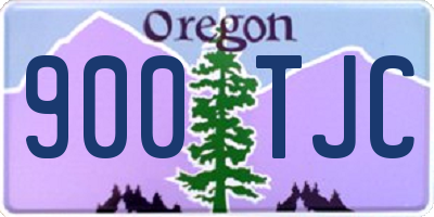 OR license plate 900TJC