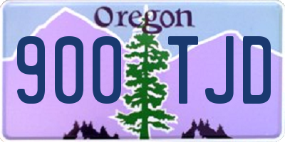 OR license plate 900TJD