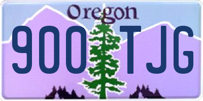 OR license plate 900TJG
