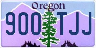 OR license plate 900TJJ