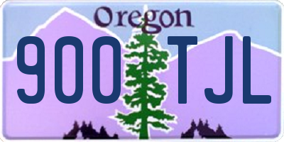 OR license plate 900TJL